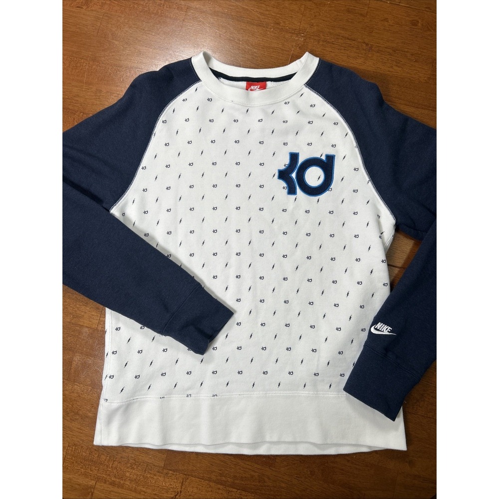 Nike Kevin Durant Sweatshirt KD Crewneck #653706-451 All over print Size Small
